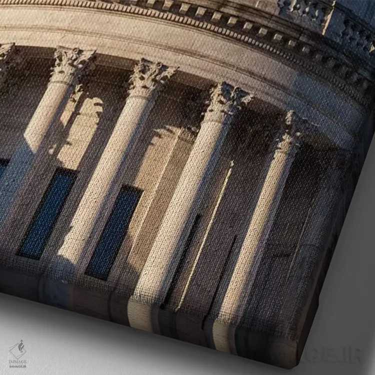 تابلو دکوراتیو Rhode Island, Providence, Rhode Island State House,آمریکا… اثر والتر بیبیکوف - نمای نزدیک بافت بوم