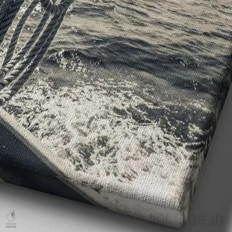تابلو دکوراتیو Massachusetts, Cape Ann, Gloucester, schooner sailing shi… اثر والتر بیبیکوف - نمای نزدیک بافت بوم