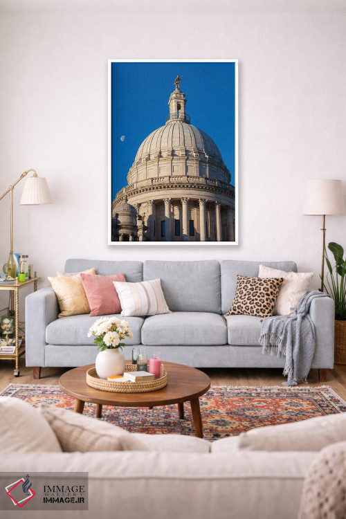 تابلو دکوراتیو Rhode Island, Providence, Rhode Island State House,آمریکا… اثر والتر بیبیکوف - D1W