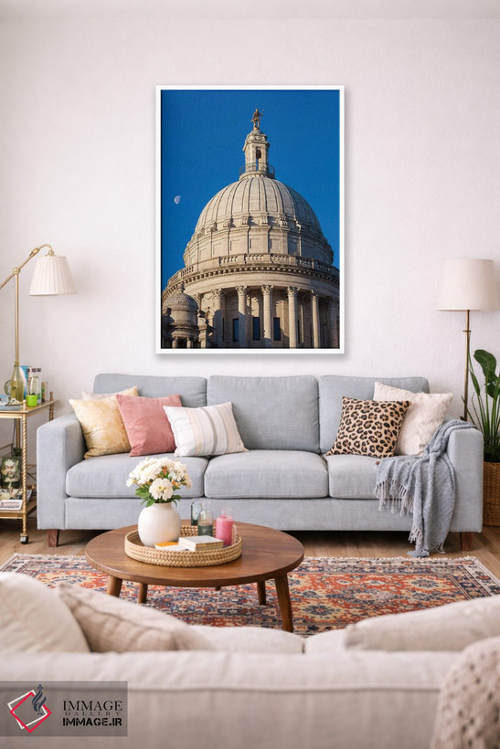 تابلو دکوراتیو Rhode Island, Providence, Rhode Island State House,آمریکا… اثر والتر بیبیکوف - D1W