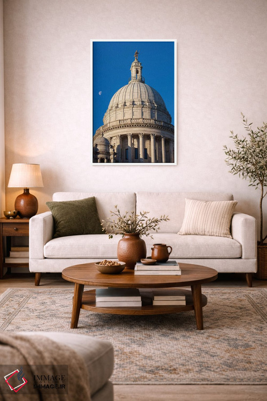 تابلو دکوراتیو Rhode Island, Providence, Rhode Island State House,آمریکا… اثر والتر بیبیکوف - D2W