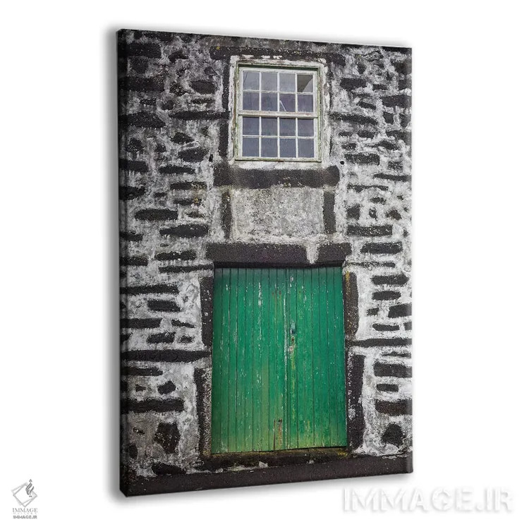 تابلو دکوراتیو Azores, Pico Island, Porto Cachorro. Old fishing communit… اثر والتر بیبیکوف - نمای پرسپکتیو محصول