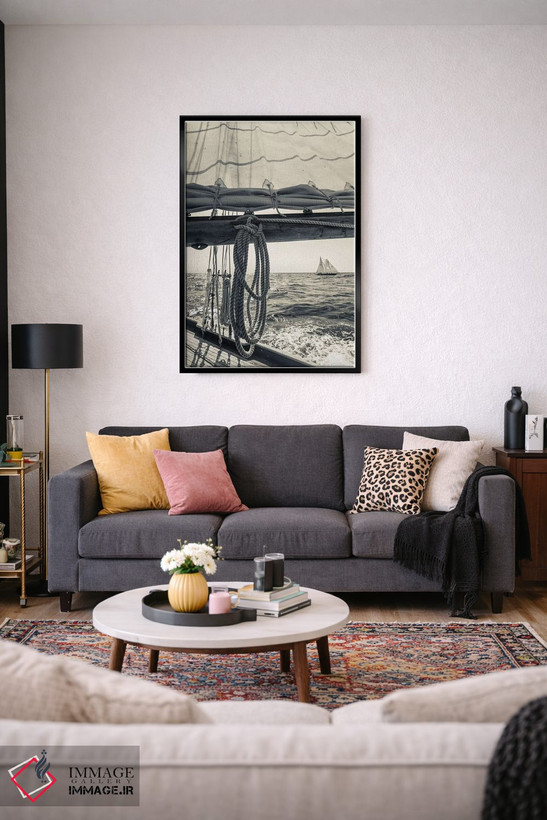 تابلو دکوراتیو Massachusetts, Cape Ann, Gloucester, schooner sailing shi… اثر والتر بیبیکوف - D2B