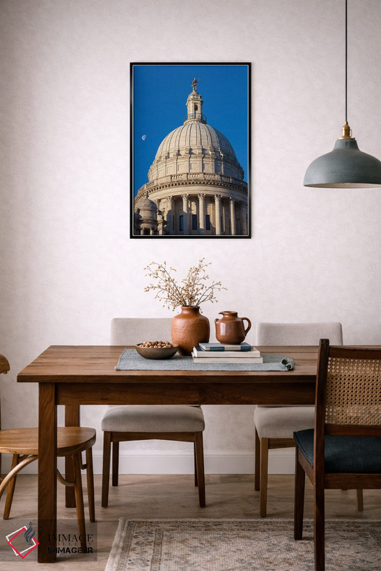 تابلو دکوراتیو Rhode Island, Providence, Rhode Island State House,آمریکا… اثر والتر بیبیکوف - D6B
