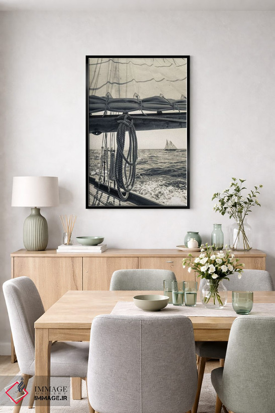 تابلو دکوراتیو Massachusetts, Cape Ann, Gloucester, schooner sailing shi… اثر والتر بیبیکوف - D6B