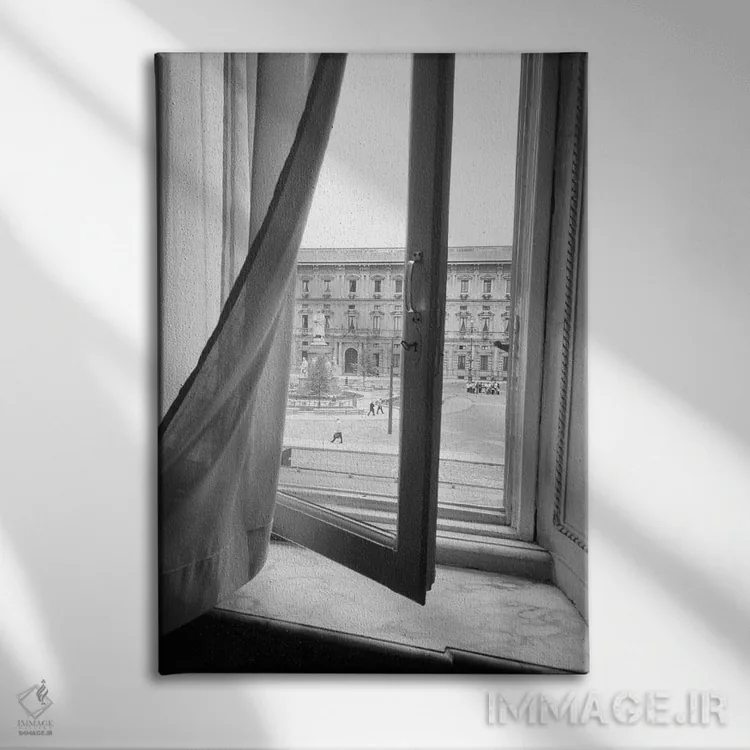 تابلو دکوراتیو Milan, Lombardy Region, Italy,پالازو مارینو از دید یک پنج… اثر والتر بیبیکوف - نمای روبهرو روی دیوار