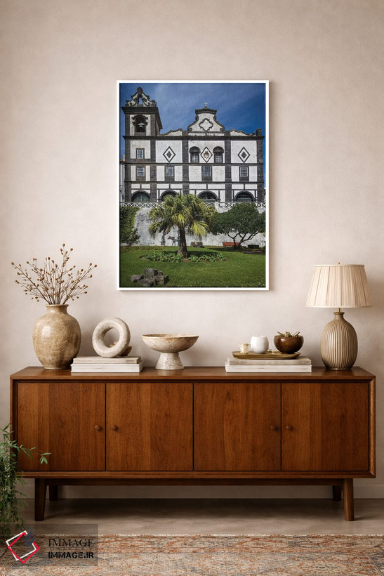 تابلو دکوراتیو Azores, Faial Island, Horta. Igreja de Sao Francisco exte… اثر والتر بیبیکوف - D1W