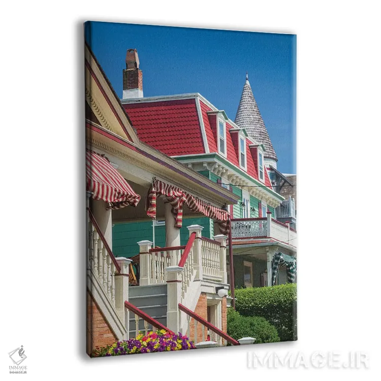 تابلو دکوراتیو New Jersey, Cape May. Victorian house detail.,آمریکا، نیو… اثر والتر بیبیکوف - نمای پرسپکتیو محصول