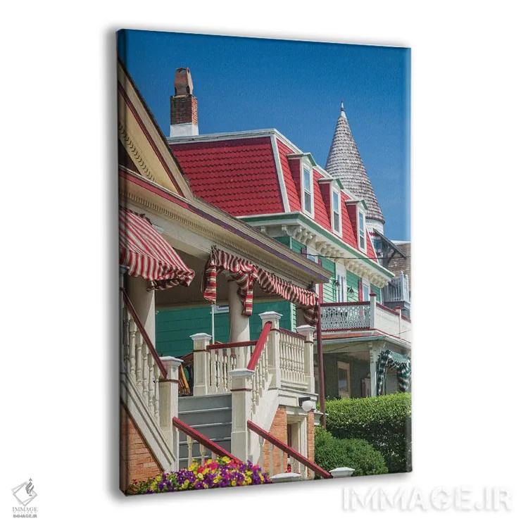 تابلو دکوراتیو New Jersey, Cape May. Victorian house detail.,آمریکا، نیو… اثر والتر بیبیکوف - نمای پرسپکتیو محصول