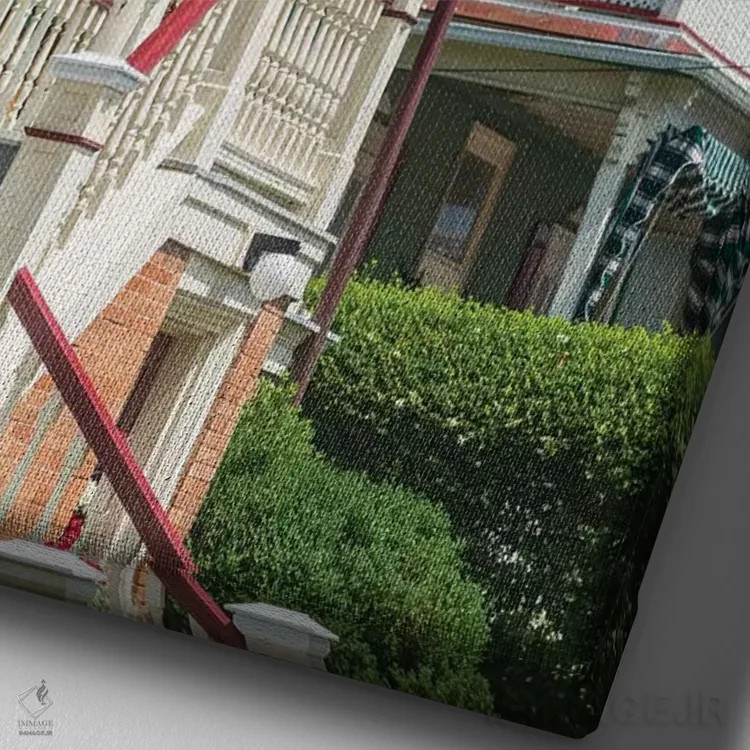تابلو دکوراتیو New Jersey, Cape May. Victorian house detail.,آمریکا، نیو… اثر والتر بیبیکوف - نمای نزدیک بافت بوم