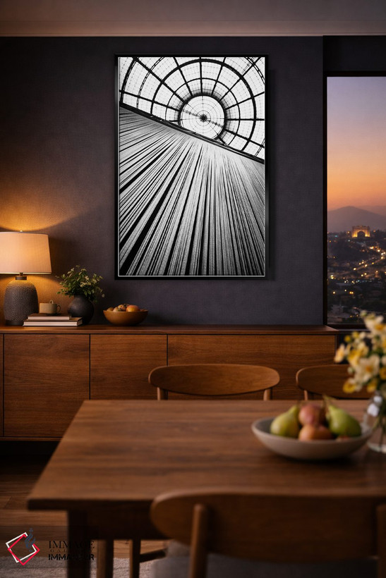 تابلو دکوراتیو Galleria Vittorio Emanuele II, Milan, Lombardy Region, It… اثر والتر بیبیکوف - D2B