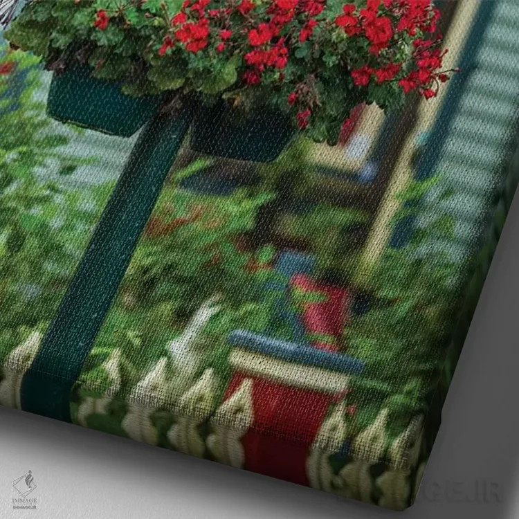 تابلو دکوراتیو New Jersey, Cape May. Victorian house detail.,آمریکا، نیو… اثر والتر بیبیکوف - نمای نزدیک بافت بوم
