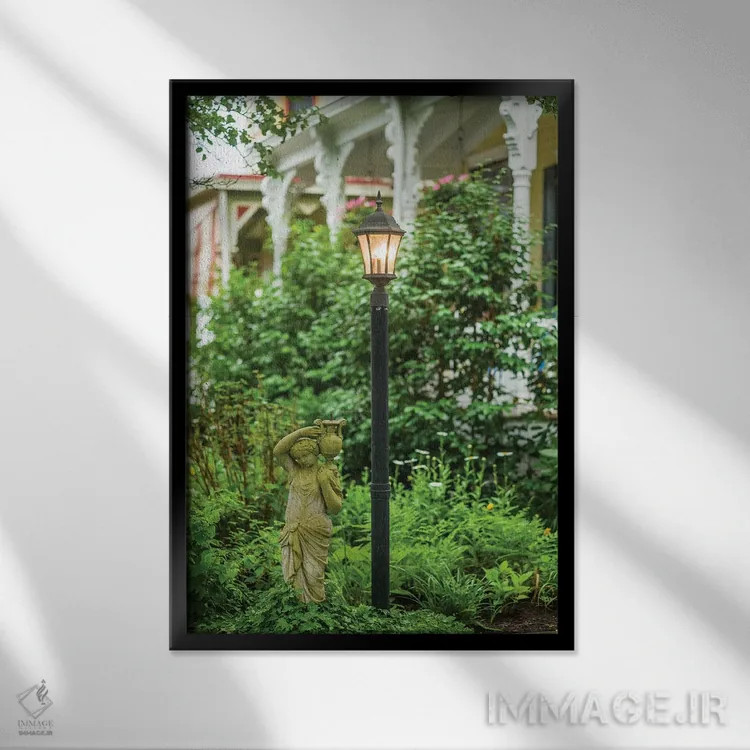 تابلو دکوراتیو New Jersey, Cape May. Victorian house detail.,آمریکا، نیو… اثر والتر بیبیکوف - نمای قابدار مشکی
