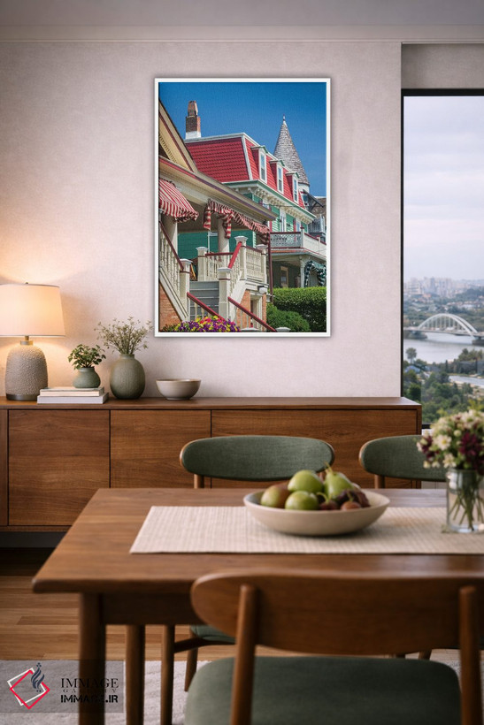 تابلو دکوراتیو New Jersey, Cape May. Victorian house detail.,آمریکا، نیو… اثر والتر بیبیکوف - D5W