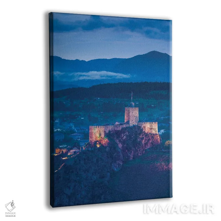 تابلو دکوراتیو Akhaltsikhe. Town view with Rabati Fortress.,گرجستان، آخا… اثر والتر بیبیکوف - نمای پرسپکتیو محصول