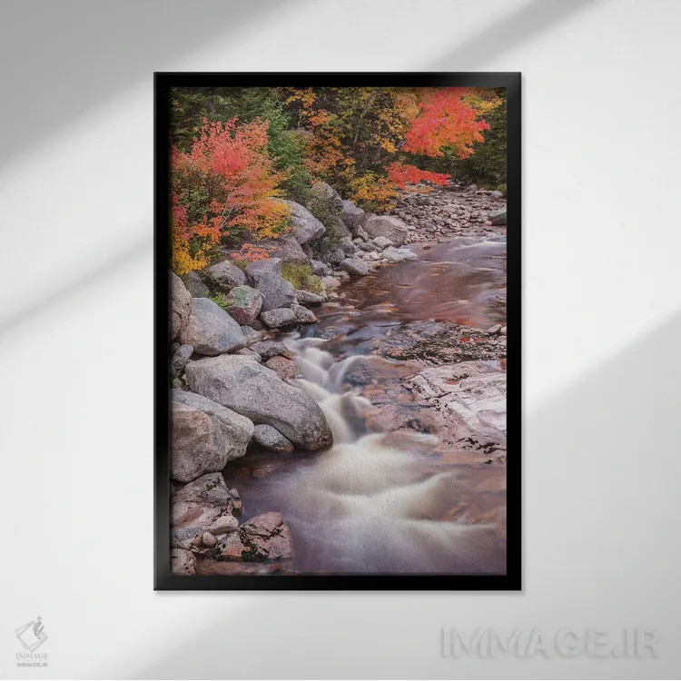 تابلو دکوراتیو Nova Scotia, Cabot Trail. Neils Harbour, Cape Breton High… اثر والتر بیبیکوف - نمای قابدار مشکی