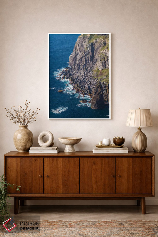 تابلو دکوراتیو Azores, Sao Miguel Island, Ponta do Escalvado, sea cliff… اثر والتر بیبیکوف - D1W