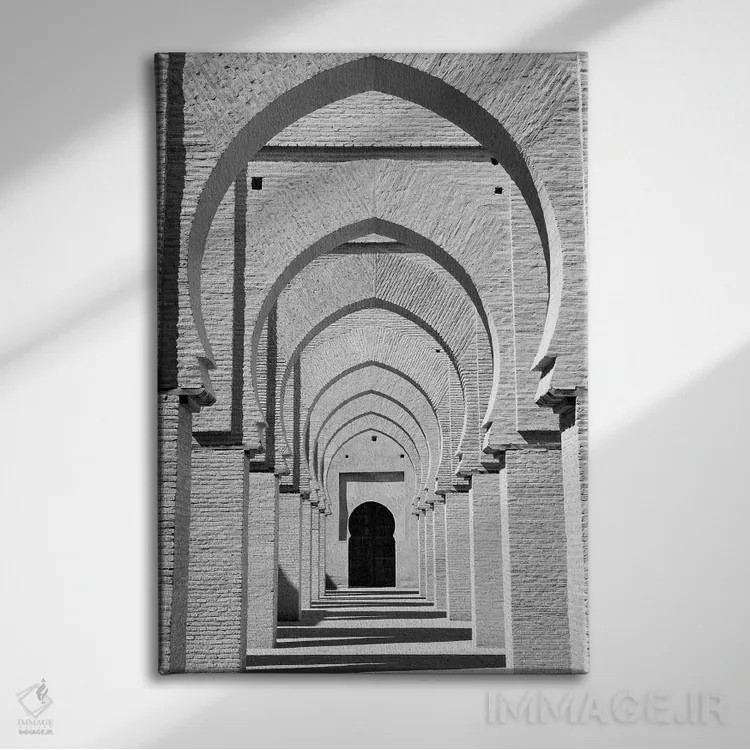 تابلو دکوراتیو Tinmel Mosque, Tinmel, Al Haouz Province, Marrakesh-Safi… اثر والتر بیبیکوف - نمای روبهرو روی دیوار