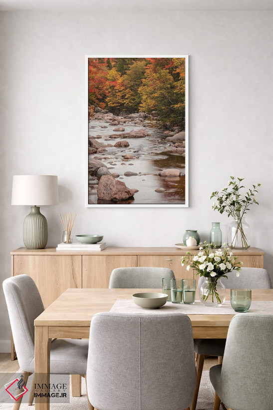 تابلو دکوراتیو Nova Scotia, Cabot Trail. Neils Harbour, Cape Breton High… اثر والتر بیبیکوف - D5W