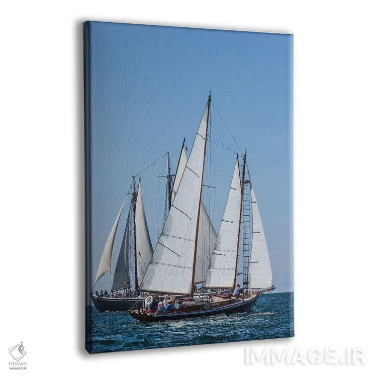 تابلو دکوراتیو Massachusetts, Cape Ann, Gloucester. Gloucester Schooner… اثر والتر بیبیکوف - نمای پرسپکتیو محصول