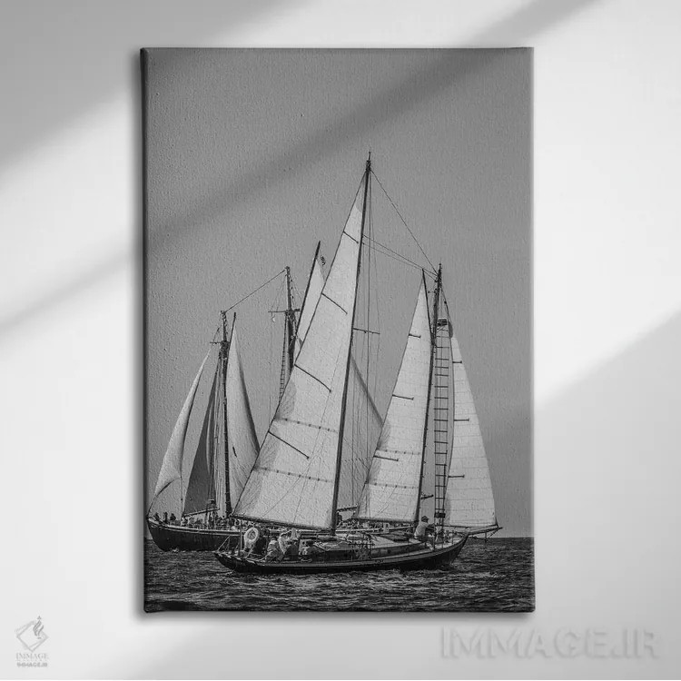 تابلو دکوراتیو Massachusetts, Cape Ann, Gloucester. Gloucester Schooner… اثر والتر بیبیکوف - نمای روبهرو روی دیوار