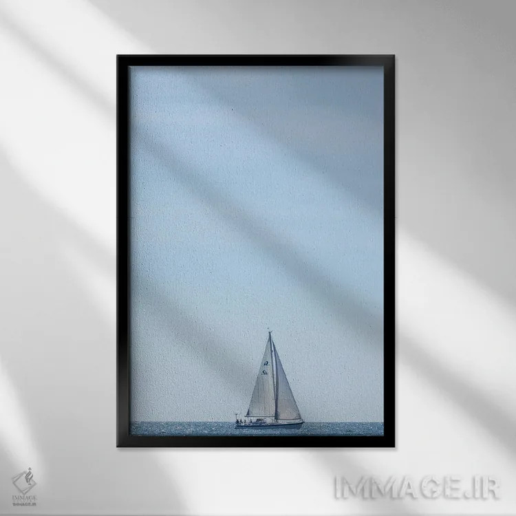 تابلو دکوراتیو Massachusetts, Cape Ann, Gloucester. Gloucester Schooner… اثر والتر بیبیکوف - نمای قابدار مشکی
