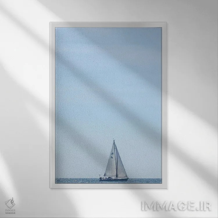 تابلو دکوراتیو Massachusetts, Cape Ann, Gloucester. Gloucester Schooner… اثر والتر بیبیکوف - نمای قابدار سفید