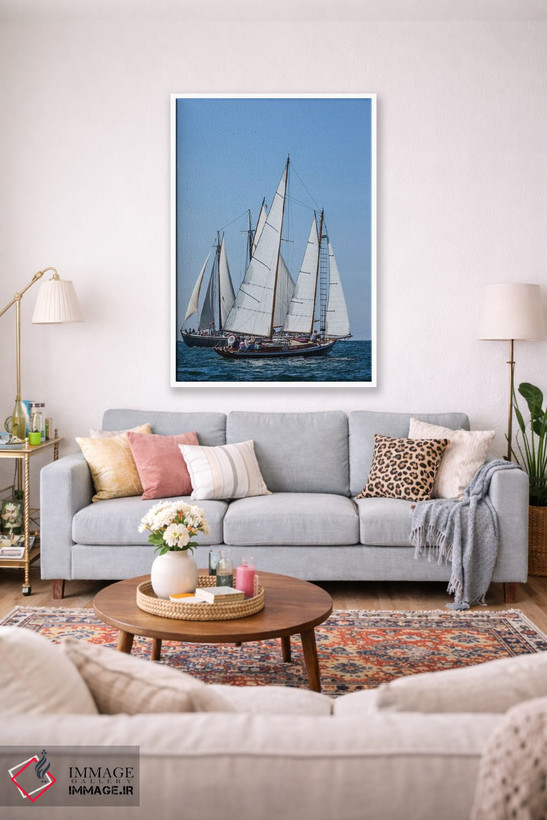 تابلو دکوراتیو Massachusetts, Cape Ann, Gloucester. Gloucester Schooner… اثر والتر بیبیکوف - D1W