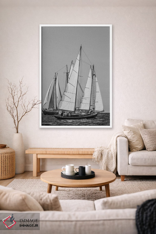 تابلو دکوراتیو Massachusetts, Cape Ann, Gloucester. Gloucester Schooner… اثر والتر بیبیکوف - D1W