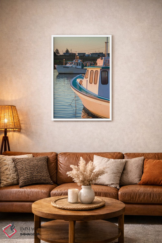 تابلو دکوراتیو Prince Edward Island, Malpeque. Small fishing harbor.,کان… اثر والتر بیبیکوف - D1W