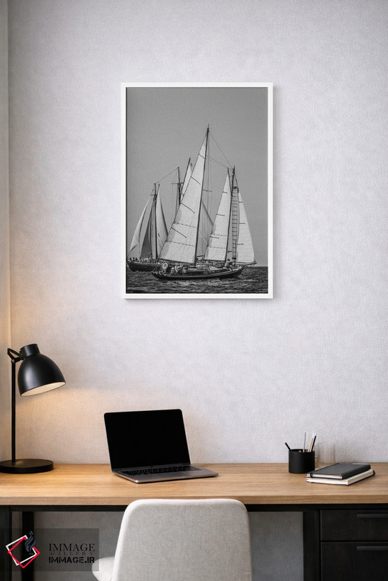 تابلو دکوراتیو Massachusetts, Cape Ann, Gloucester. Gloucester Schooner… اثر والتر بیبیکوف - D2W