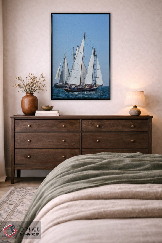 تابلو دکوراتیو Massachusetts, Cape Ann, Gloucester. Gloucester Schooner… اثر والتر بیبیکوف - D4B