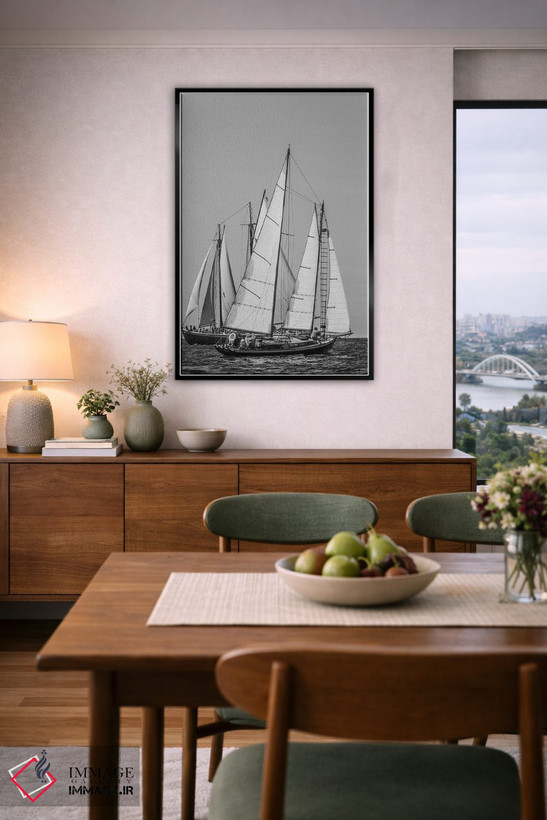 تابلو دکوراتیو Massachusetts, Cape Ann, Gloucester. Gloucester Schooner… اثر والتر بیبیکوف - D5B