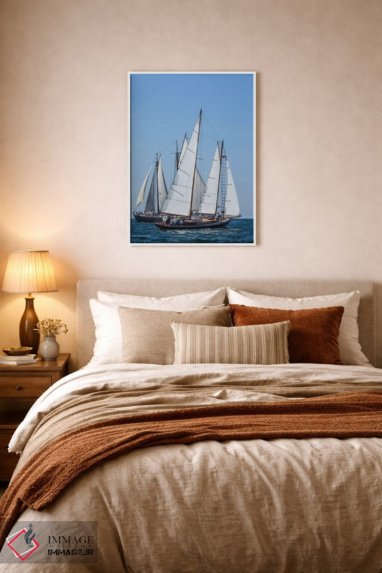 تابلو دکوراتیو Massachusetts, Cape Ann, Gloucester. Gloucester Schooner… اثر والتر بیبیکوف - D6W