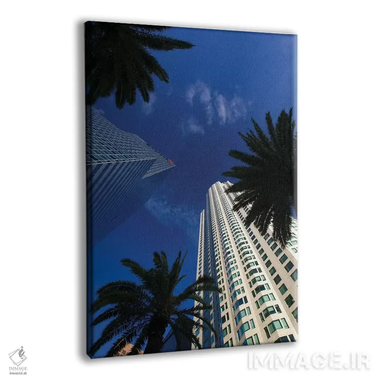 تابلو دکوراتیو US Bank Tower & Citigroup Center , Los Angeles, Californi… اثر والتر بیبیکوف - نمای پرسپکتیو محصول