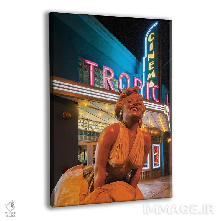 تابلو دکوراتیو Tropic Cinema, Key West, Monroe County, Florida, USA,مجسم… اثر والتر بیبیکوف - نمای پرسپکتیو محصول