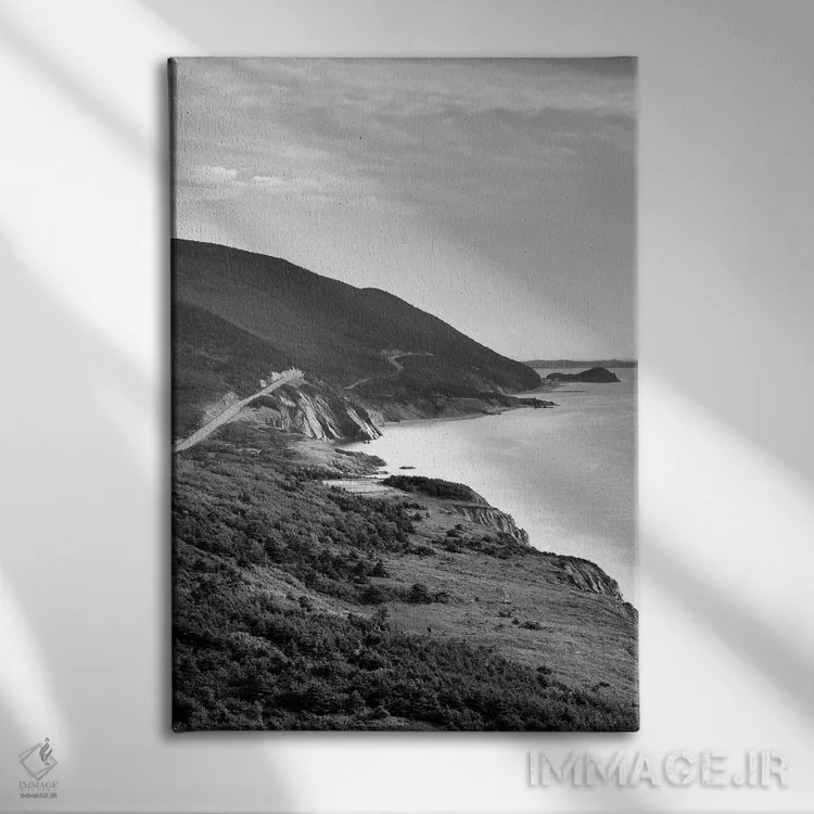 تابلو دکوراتیو Cap-Rouge, Cape Breton Island, Nova Scotia, Canada,منظره… اثر والتر بیبیکوف - نمای روبهرو روی دیوار