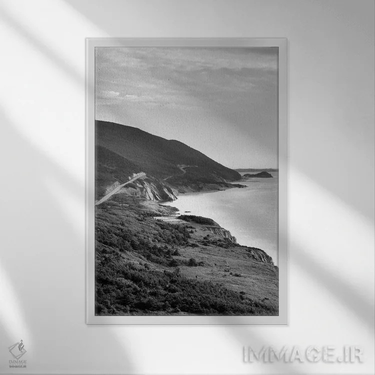 تابلو دکوراتیو Cap-Rouge, Cape Breton Island, Nova Scotia, Canada,منظره… اثر والتر بیبیکوف - نمای قابدار سفید