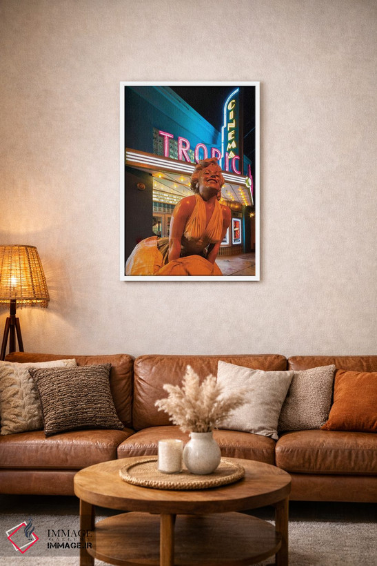 تابلو دکوراتیو Tropic Cinema, Key West, Monroe County, Florida, USA,مجسم… اثر والتر بیبیکوف - D1W