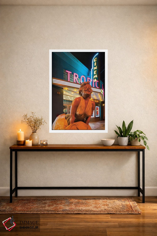 تابلو دکوراتیو Tropic Cinema, Key West, Monroe County, Florida, USA,مجسم… اثر والتر بیبیکوف - D2W