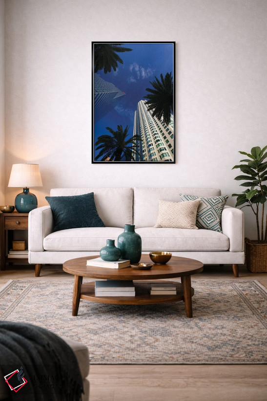 تابلو دکوراتیو US Bank Tower & Citigroup Center , Los Angeles, Californi… اثر والتر بیبیکوف - D4B