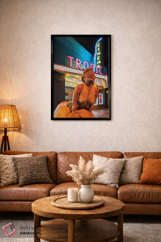 تابلو دکوراتیو Tropic Cinema, Key West, Monroe County, Florida, USA,مجسم… اثر والتر بیبیکوف - D3B