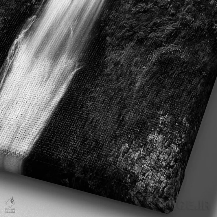 تابلو دکوراتیو Multnomah Falls, Columbia River Gorge, Oregon, USA,پل پیا… اثر والتر بیبیکوف - نمای نزدیک بافت بوم