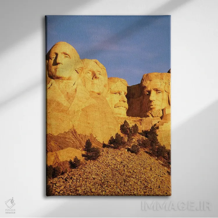 تابلو دکوراتیو Pennington County, South Dakota, USA,نخستین نور بر فراز ی… اثر والتر بیبیکوف - نمای روبهرو روی دیوار