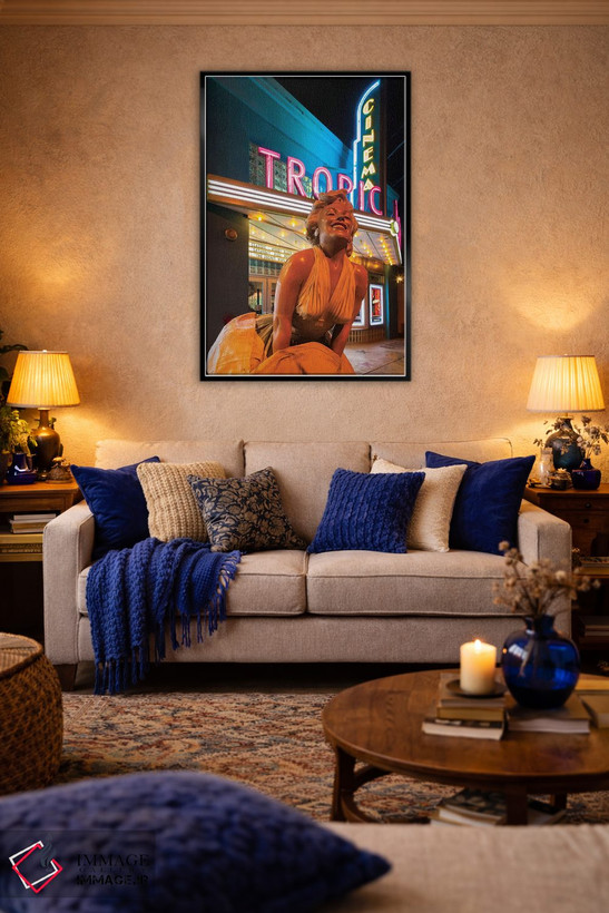 تابلو دکوراتیو Tropic Cinema, Key West, Monroe County, Florida, USA,مجسم… اثر والتر بیبیکوف - D5B