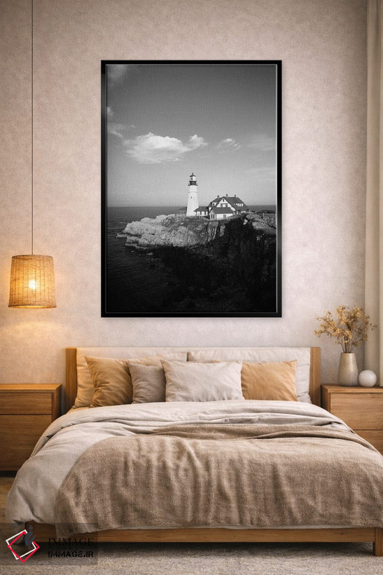 تابلو دکوراتیو Cape Elizabeth, Cumberland County, Maine, USA,فانوس دریای… اثر والتر بیبیکوف - D1B