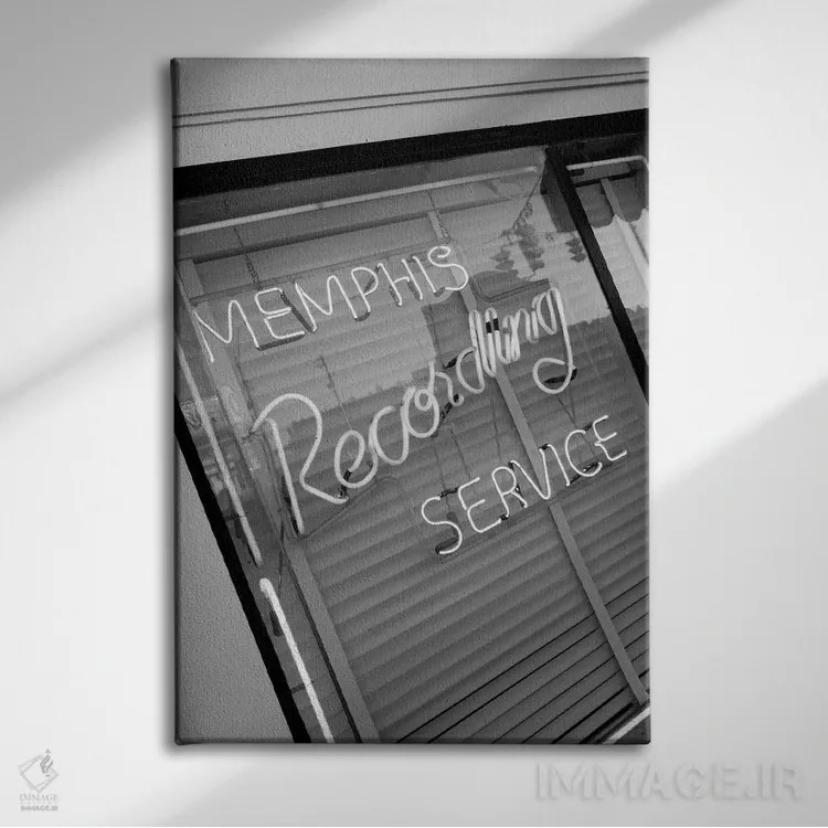 تابلو دکوراتیو Memphis Recording Service, Memphis, Shelby County, Tennes… اثر والتر بیبیکوف - نمای روبهرو روی دیوار