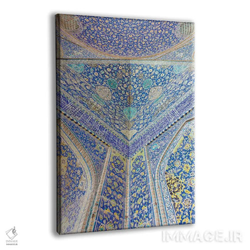تابلو دکوراتیو Esfahan, Naqsh-E Jahan Imam Square, Royal Mosque, Interio… اثر والتر بیبیکوف - نمای پرسپکتیو محصول