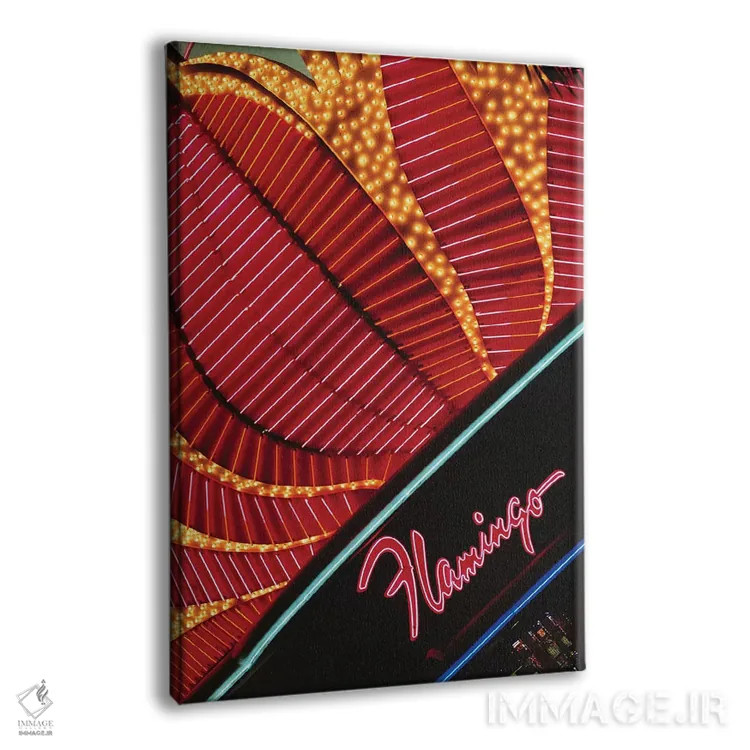 تابلو دکوراتیو Flamingo Las Vegas, Paradise, Clark County, Nevada, USA,ت… اثر والتر بیبیکوف - نمای پرسپکتیو محصول