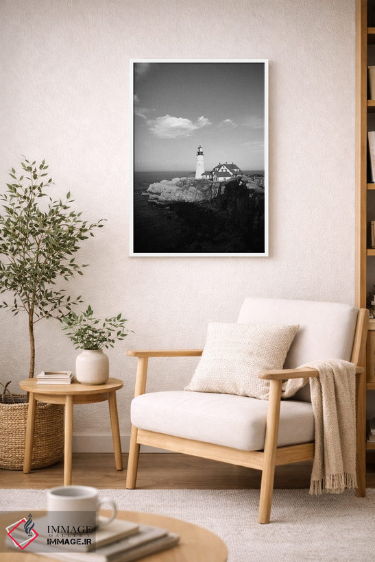 تابلو دکوراتیو Cape Elizabeth, Cumberland County, Maine, USA,فانوس دریای… اثر والتر بیبیکوف - D6W